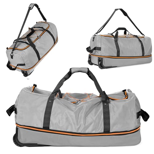 Morthana 32” 1680D Oxford Expandable Rolling Duffle Bag