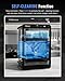 Maksone Countertop Nugget Ice Maker with APP Control, 44lbs/24H,Ready in 7 Mins,Crushed ice Maker,Sonic Pebble Ice Machine