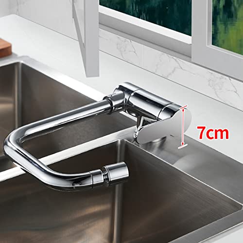 Fenêtre bloquée ? Robinet de cuisine pliant en laiton chrome orientable