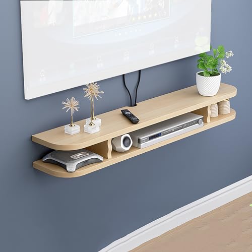 Console multimédia suspendue 100 cm : fixez votre support TV flottant
