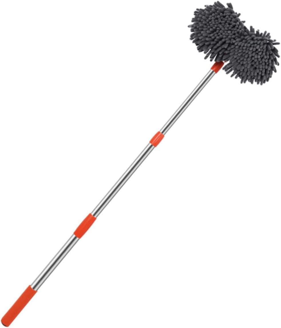 Car Wash Pole Brush Stretchable Mop for Vehicles Long Handle for Cars Trucks and Motorcycles