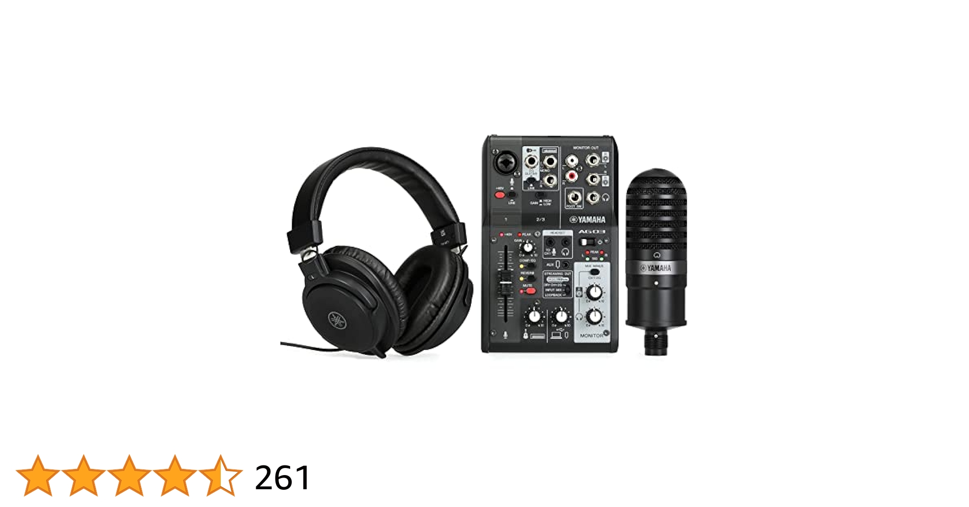 DJ機材 YAMAHA AG03MK2 black Amazon | Yamaha AG03MK2 ブラックライブストリーミングキット