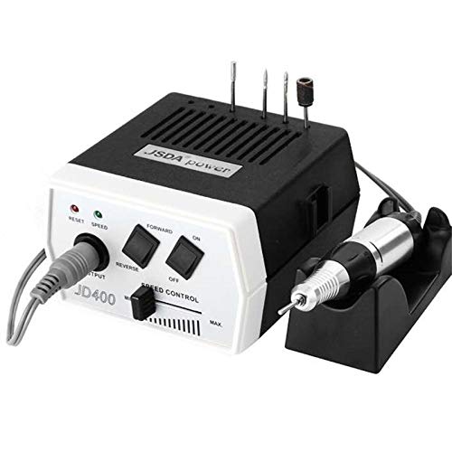JSDA Professional Nail Drill Machine 30,000 RPM Upgraded Electric Nail File Drill for Nail Care, Powerful Manicure Pedicure Set for Removing Acrylic Nails, Gel Nails, Thinning and Smoothing Nails