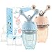 Alimentador antiahogo bebe, chupete fruta bebe de ANGELBLISS (2 piezas), mordedores bebes | Además incluye bolsitas de silicona de S,L