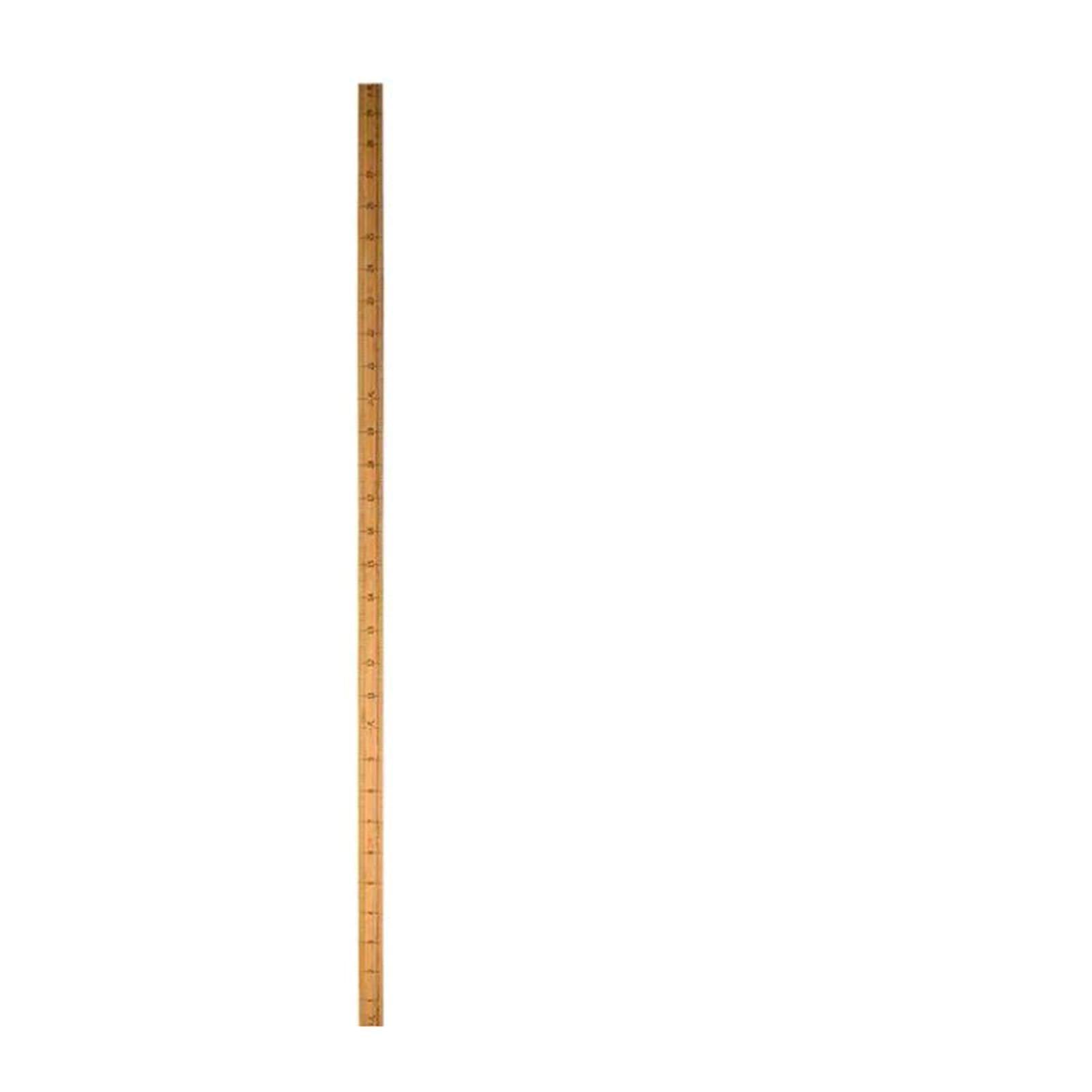 Zbiianxer 24 Inches 60Cm Wooden Ruler 12Inch 24Inch Drafting Rulers Double-Sided, Inches Centimeter Metric Measuring For Students