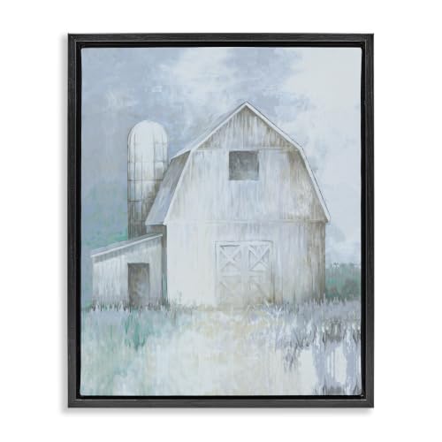Modern Country Barn Contemporary, 24 x 30 Inch Canvas in Floater Frame