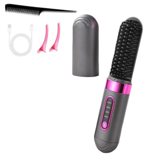 Cepillo Alisador De Pelo, Calefacción Cerámica MCH Planchas De Pelo Cepillo Alisador De Pelo, Calefacción Cerámica MCH Planchas De Pelo