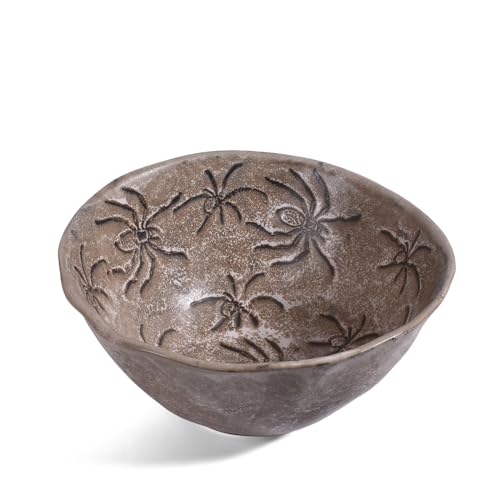 The Barrington Garage Spooky Spiders 10-3/4" Decorative Ceramic Bowl