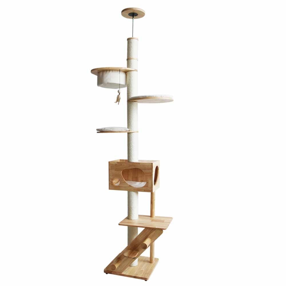 Arbre à chat Altai Cream Nobby, mobilier robuste du sol au plafond