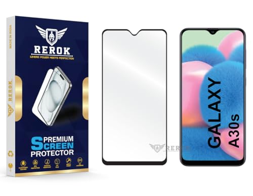 Image of Gorilla Tempered Glass Screen Protector Compatible with Samsung Galaxy A30s [Pack of 1] | Edge-to-Edge, Bubble-Free, Case Friendly, Easy Installation Kit