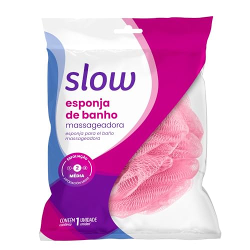 ZKMAGIC Esponja De Banho Massageadora Slow Esponja De Banho Massageadora Ls7500 Rosa E Cinza