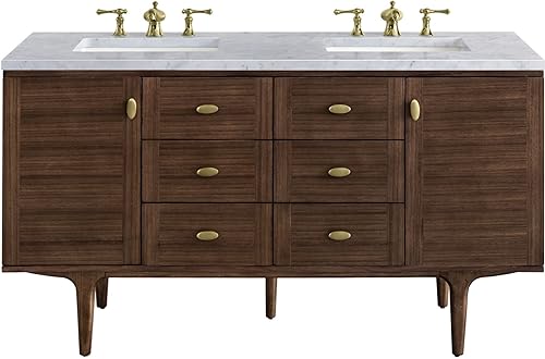 James Martin Vanities 670-V60D-WLT-3CAR James Martin Vanities 670-V60D-3CAR Amberly 60