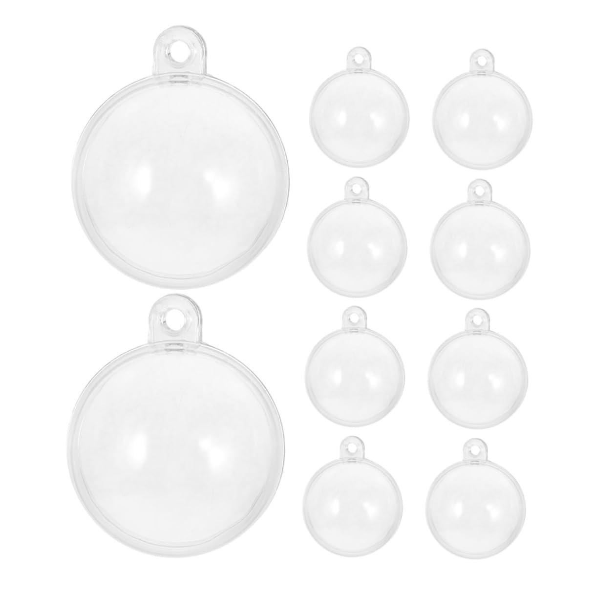 Toyvian 10pcs Floating Aquarium Decor Balls 6 5cm Round Plastic Ornaments for Fish Tank Landscape and Aquatic Pet