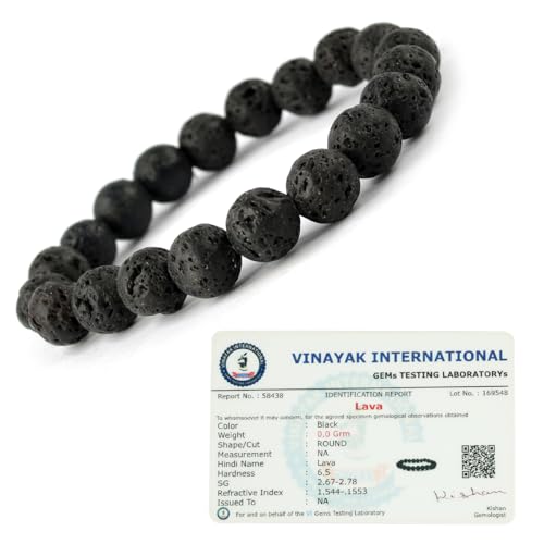 Image of Reiki Crystal Products Certified Natural Crystal Stone Round 10 mm Beads Bracelet for Men & Women | Reiki Charged Gemstone Jewellery Bracelet | Multiple Stone Variants Available