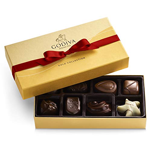 Godiva Chocolatier Assorted Chocolate Gold Gift Box, 8-Ct.