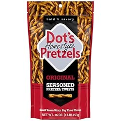 1 of Dot's Pretzels Original Seasoned Pretzel Twist Snack, 16oz Grocery Sized Bag