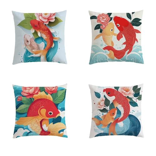 Housse coussin 70x70cm imperméable en lin texturé pour banc et canapé