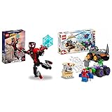 producto 2: El juguete de construcción de Spidey y Su Superequipo incluye 2 vehículos LEGO, 3 mini figuras, una mochila propulsora de Spider-Man y la cámara acorazada de un banco