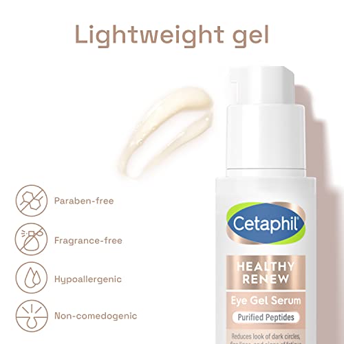 Cetaphil 0299.026002 Hydrating Eye Gel Serum, 0.5 Oz - Reduces Dark Circles & Wrinkles, 24Hr Under Eye Cream, Retinol Alternative Peptide thumb #3