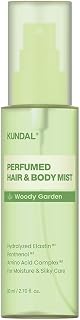 【KUNDAL】头发&身体喷雾 80ml #伍迪花园 #清爽的香味 #头皮&发质护理 #泛醌配方 #透明质酸配方 #13种肽