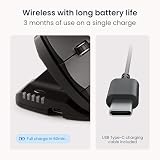 Contour Unimouse Ergonomiczna mysz pionowa regulacja kata 35°-70°, 6 programowalnych przycisków, konfigurowalna regulowana podpórka kciuka, Plug & Play, kompatybilna Mac i PC - bezprzewodowa - lewa