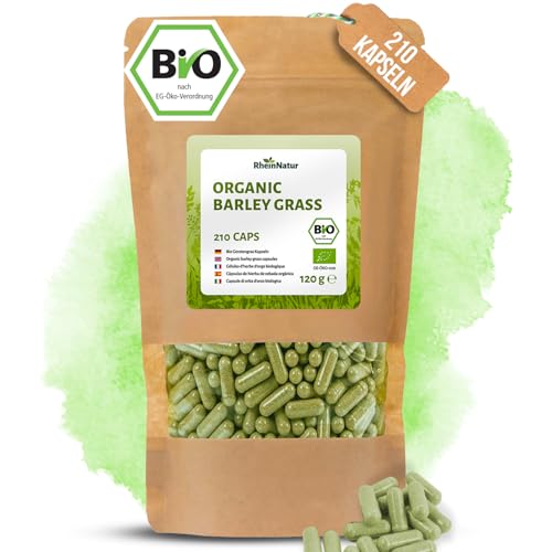 Organic Barley Grass Caps 120g 210 Stk.