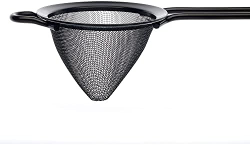 Barfly Fine Mesh Strainer, 3 1/2" Diam. Bowl, Gun Metal Black - Thumbnail 5