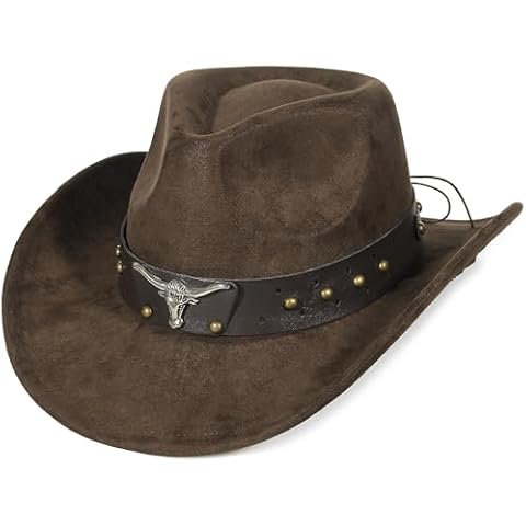 EOZY Suede Cowboy Hat for All Cover