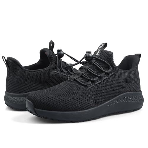 Delobi Chaussures de cuisine pour femme - Antidérapantes et respirantes - Chaussures de sécurité légères pour la restauration, l'hôpital et les soins -...
