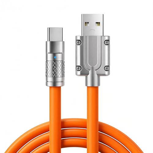 Vismac 120W USB A to Type C Fast Charging High-Performance Cable, Supports 480Mbps Data Sync Speed – Durable, Efficient, and Reliable Power Solution.