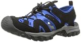 Northside unisex-child Burke II Athletic Sandal , Black/Royal , 2 Little Kid