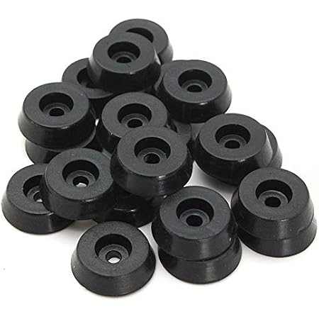 Rubber Plastic Table Chair Furniture Feet Leg Pads Tile Floor Protectors Tool Parts 18x15x5 Mm Black 20 Pcs Amazon In Home Improvement