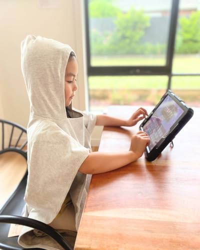 Image of Radia Smart EMF Protection Children Hooded Poncho - Radiation Blanket, Wearable Faraday Blanket, RF Shielding, WiFi Blocker, Protection Clothing Blue