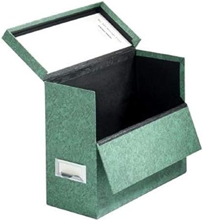 Globe-Weis/Pendaflex Fiberboard Transfer Case, Letter Size, Drop Front, Green (591 GRE)