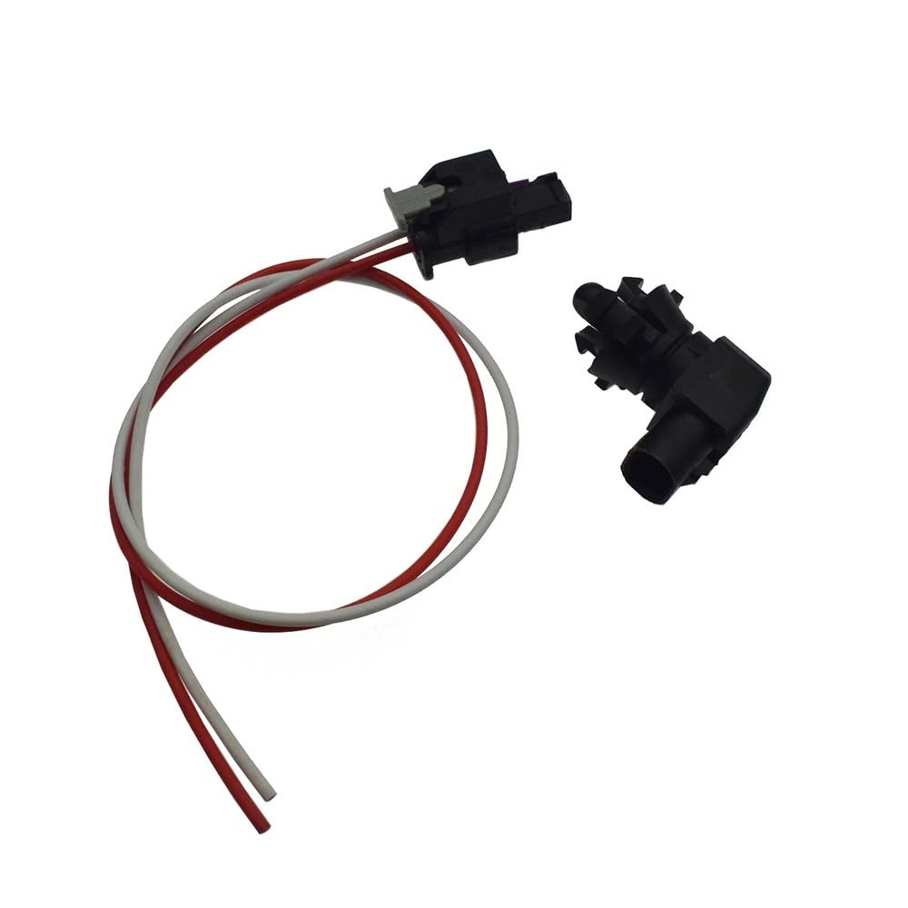 Outside Sensor 13583411 Compatible with Cadillac for ATS CT6 XT5 for Escalade Car Air Ambient Temperature Sensor with Connector Wire(Set 2PCS)