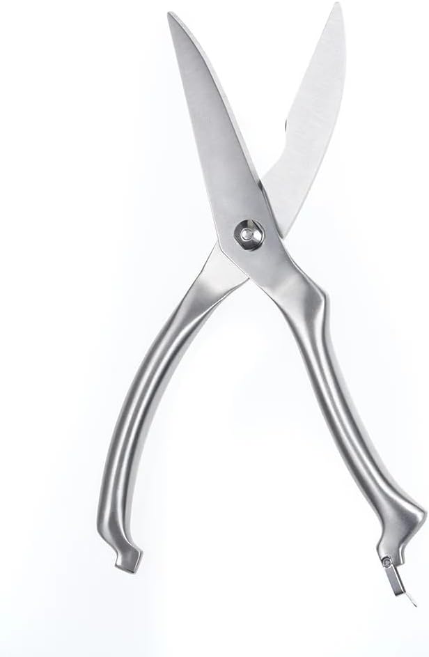 Kitchen Scissors, Kitchen Chicken Bone Scissors Multifunctional Sharp Stainless Steel Back Locks Fish Shears Tools for Meat Vegetable Barbecue
