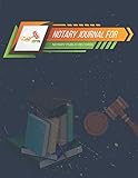 Notary journal for notary public records: Perfect and simple easy to use notary public journals| track by this journal your client’s id number, ... service performed and also more information.