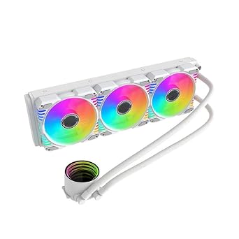 SS360-3F-W Argb 360Mm. Beyaz Sıvı Soğutma AM4 AM5 LGA 1200 1700 20XX