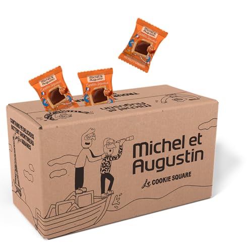 Image of Michel & Augustin Milk Chocolate Caramel Shortbread Cookies, Bulk 180ct