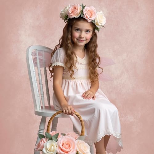 Fond photographique de portrait rose abstrait Kate Backdrops texture 3x3m - 2