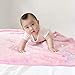 Plush Fleece Throw and Receiving Baby Blankets for Boys and Girls 30x36 (Pink Dino)