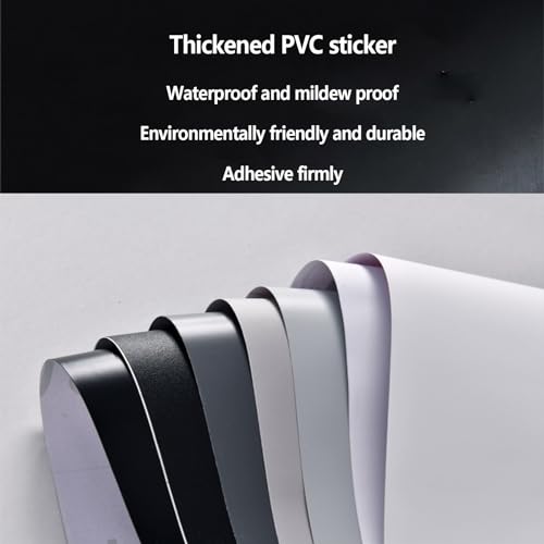 BINTING Adesivo de cintura para guia de ondas de chão, superfície lisa, 25m * 1cm, adesivo de parede