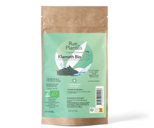 Poudre de Klamath Bio - Super Aliment Naturel Riche en Nutriments Essentiels - Source de Vitalité et de Bien-être (100g)