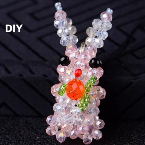 Honkoolly 500pcs Crystal Glass Beads 3mm Faceted Rondelle Glass Beads with Hole Glass Spacer Beads for Bracelets Necklace Earring DIY Jewelry Making Craft(Crystal Clear) - Thumbnail 4