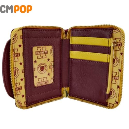 Loungefly Harry Potter Hogwarts Crest Varsity Jacket Zip Around Wallet3