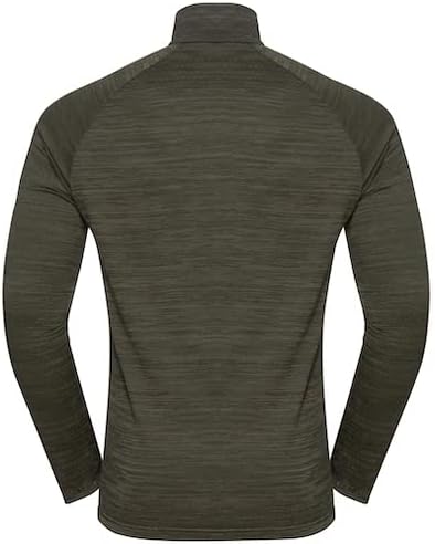 Maglia Termica Uomo Odlo Run Easy Warm - Top Da Corsa In Poliestere, Collo Alto - Foto 12