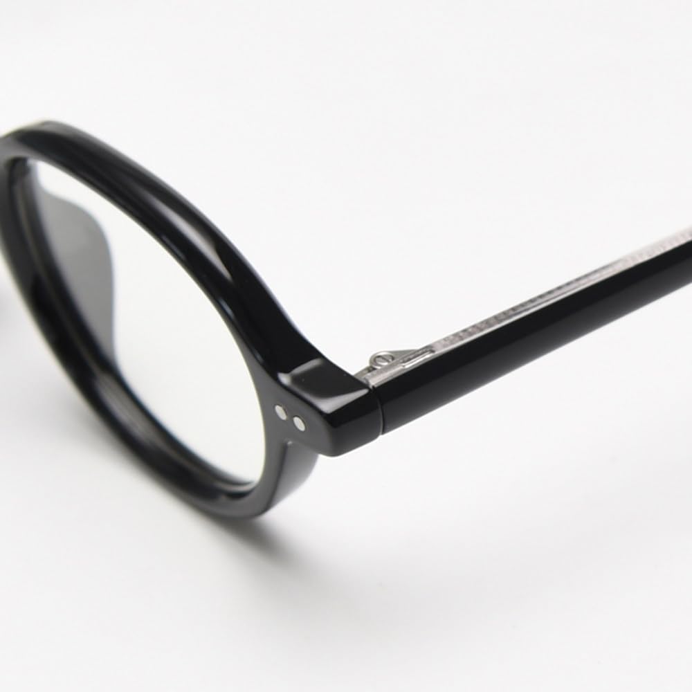 zielono-brązowe owalne okulary z oprawką dla mężczyzn w stylu retro octanowe okrągłe okulary vintage dla kobiet przezroczyste soczewki prezenty