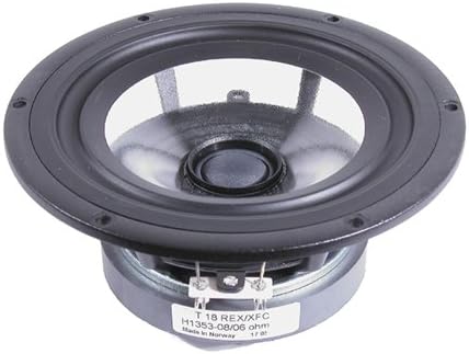Seas Prestige T18REX/XFC 7" Coaxial Poly Cone Woofer with 1" Textile Dome Tweeter (H1353-08/06)- Each