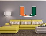 Miami Hurricanes Vinyl Sticker 15