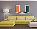 Miami Hurricanes Vinyl Sticker 15"x25" Decal Wall Removable